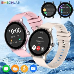 2025 새로운 SmartWatch 건강 모니터링 방수 메시지 알림 스마트 시계 남성 스포츠 안드로이드 IOS 선물