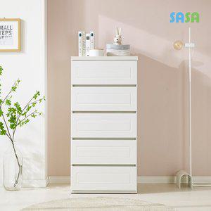 [SASA]데코라인(매장상품) 소담 600 5단서랍장