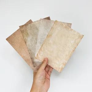 빈티지 종이배경 캘리그라피 무지엽서세트 (16장세트)