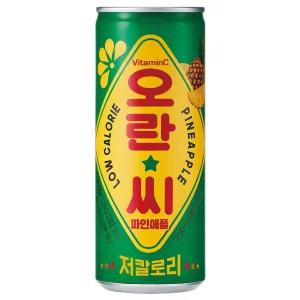 오란씨 저칼로리 파인애플 250ml 60캔