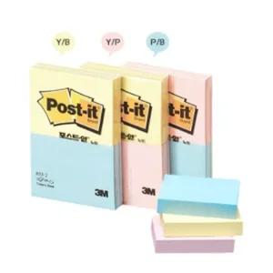 3M 포스트잇 일반노트 653-2  51mmx38mm) 포스트? 쓰리엠포스트잇 재점착메모지 미니노트