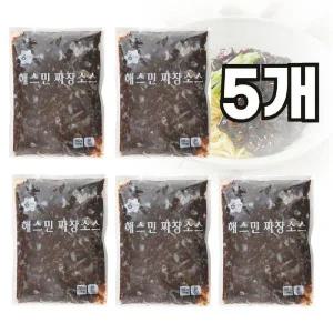 [셀러허브]해스민 짜장소스 250g x 5개 건더기가득 짜장면 (S38561559)
