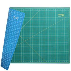 워크라이온 24인치 x 36인치 대형 셀프 힐링 PVC 도마, 양면, 격자형 회전 공예, 직물, 퀼팅, 재봉, 스크랩북 - 아트 프로젝트...