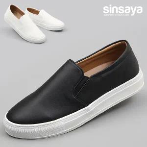 신사야 깔끔한 베이직스판 남성슬립온 SSY2229