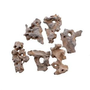 어항조명 1개 4-6cm 자연 수족관 장식 돌 Rockery 조경 물고기 탱크 식물 성장에  미세 다공성