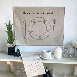 린넨 플레이트 배경가림막 가로형 포스터(48X37.5c