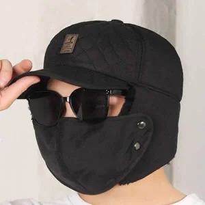 [콩심팥심]방한 자전거 마스크 털 모자 바람막이 패딩 겨울용 방한용품