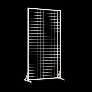 네트망 전시대 전시 메쉬 거치대 흰색 웨딩 네트 작품전시대 폭1m 인테리어 접이식 스텐드