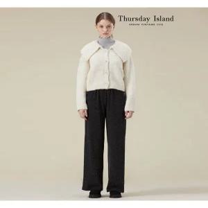 [써스데이아일랜드][Thursday Island] 니트 와이드 밴딩팬츠(T238MPT232W)