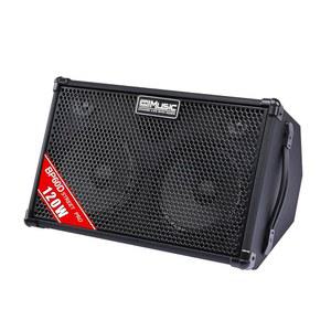 쿨뮤직 120W 프로페셔널 어쿠스틱 기타 앰프(블루투스 및 PA 시스템 포함) | 7 입력, 스튜디오급 리버브/코러스/지연, 3밴드 EQ 3년 보증