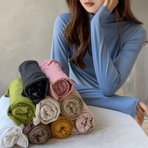 긴팔 목폴라티셔츠 베이직 레이어드 여성 가을겨울 이너 데일리티 터틀넥 여러색상