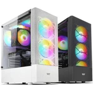 darkFlash 미들타워 PC케이스 DK200 RGB 화이트 (WFJY6WN)