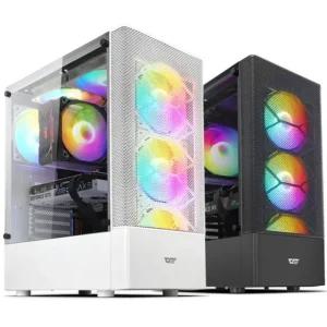 darkFlash 미들타워 PC케이스 DK200 RGB 화이트 (WFJY6WN)
