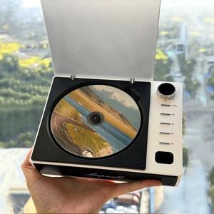 HDJQ 휴대용 Cd 플레이어 무선 블루투스 스피커 FM 라디오 워크맨 음악 앨범 홈 기계 영어 AB 리피터