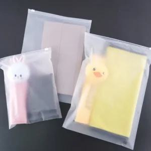 투명 대형 포장백 선물포장 캐릭터 무지 옷가게 꽃다발 비닐백 10p