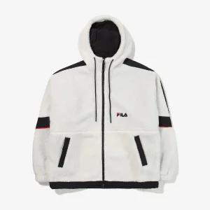 [휠라](광주신세계)[FILA] 소매 우븐패치 보아 자켓 (FS2PLE4104X_OWH)