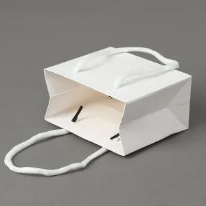 12x10 가로 무지 흰색 종이쇼핑백 10p 무지쇼핑백 종이쇼핑백 종이가방