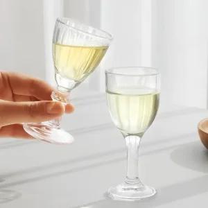 선물 빈티지 소주잔 집들이 세트 신혼부부 술잔 샷잔 작은 고블렛 미니와인잔 어벨&슬릿 50ml