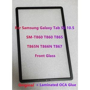 삼성 갤럭시 탭 S6 10.5 SM-T860 T865 T865N T866N T867V T867U T867 전면 유리 터치 스크린 LCD 외부 패널 + OCA 접착제의 새로운 기능