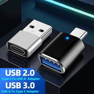 1/2개 USB 3.0 to Type C OTG 충전 어댑터 커넥터 Male 변환기 (PC MacBook 차량용 ipad 호환용)