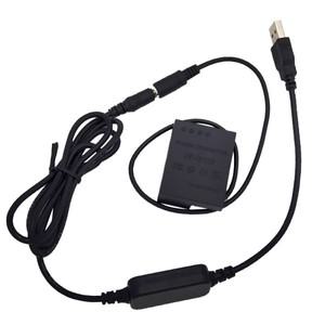 5V USB 커넥터 + NP-W126 더미 배터리 CP W126 DC 커플러 Fujifilm XT3 XT2 XT1 X-T200 X-Pro2 X-S10 X-E X