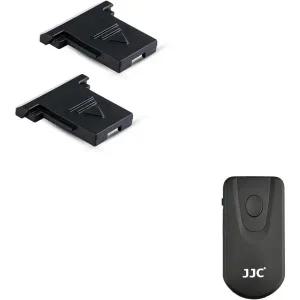 JJC 2개 세트 핫슈 커버 무선 적외선 셔터 릴리모트 교체용 Canon RC6 캐논 EOS R5 R6 90D 80D 77D 6D Mark