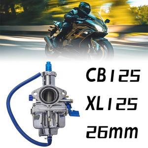 기화기 어셈블리 PZ26 기화기 26mm 혼다 호환 CB125 XL125 XR100 TRX250 125cc ATV 쿼드 먼지 핏 자전거 엔