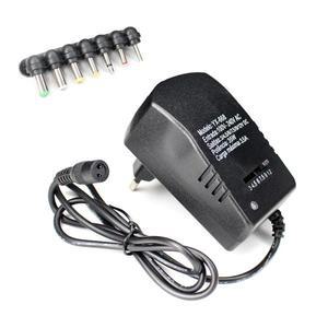 AC 220V ~ 3V - 12V 스위칭 가변 전원 공급 장치 어댑터 DC 범용 5 9 볼트 30W 케이블 7 플매트 카펫 러그