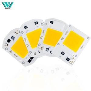 10W 20W 30W 50W AC 110V 220V COB 모듈 LED 칩 다이오드 램프 전구 야외 초점 스포트라이트 정원 통합 빛