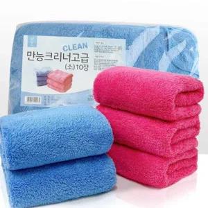 극세사걸레 극세사 만능크리너 두꺼운 행주 타올 (소) 10P