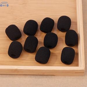 오토바이 인터폰 헬멧에 대 한 10PCS 헤드셋 마이크 스폰지 블루투스 헤드셋 마이크 스폰지 미니 마이크 커
