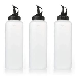 OXO Chef's 조미료 스퀴즈 보틀 3팩 라지 473.2ml16온스