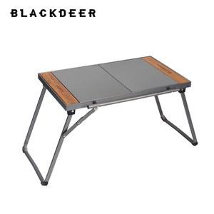 BLACKDEER IGT 캠핑 미니 2.0 우드 합금 접이식 휴대용 야외 그릴 테이블 알루미늄 피크닉 다기능