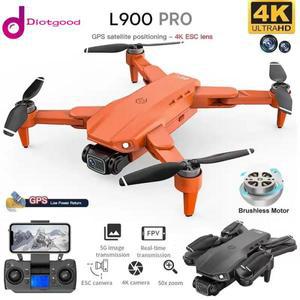 카메라 브러시리스 모터 장착 GPS 드론 5G FPV 쿼드콥터 1.2km 25 분 RC 헬리콥터 듀얼 VS KF102 L900 PRO