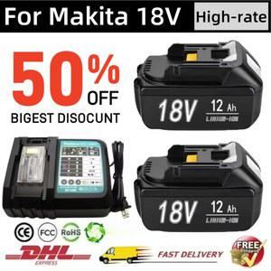 Makita 18V 배터리 충전식 18650 전동 공구 BL1860 BL1830 LXT400 BL1850에 적합한 리튬 이온
