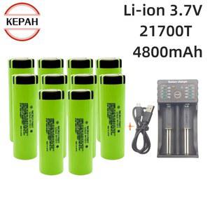 21700 배터리 충전식 3.7V 4800mAh 50A 전동 공구 + 충전기 용 전원 리튬 이온 고방전