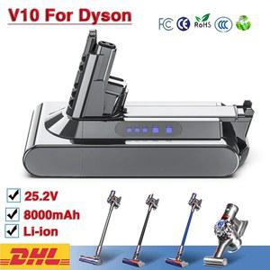 다이슨 V6 V7 V8 V10 시리즈 SV12 DC62 SV1 용 21.6V 배터리 진공 청소기 예비 6000mAh 충전식