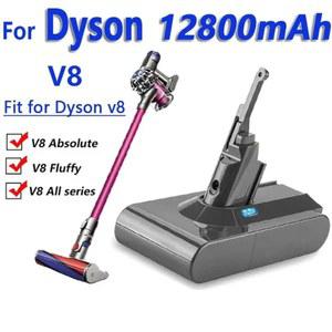 2025년형 다이슨 V8 21.6V 12800mAh 교체용 배터리 앱솔루트 코드프리 진공 청소기 핸드헬드