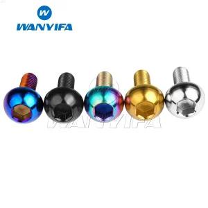 호환  Wanyifa 티타늄 볼트 M6x17mm 육각 머리 나사 디스크 로터 패스너 1개