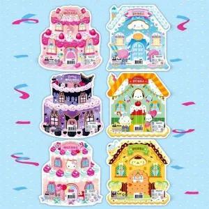 [셀러에이드]산리오 케이크하우스 스티커 쿠로미 헬로키티 다꾸스