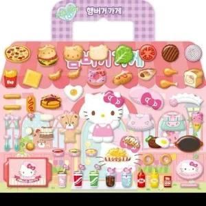 [셀러에이드]햄버거가게 산리오 미니 헬로키티 입체가방 다꾸스티