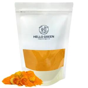 헬로우그린 파우더 천연 인도산 분말 대용량 건강 강황 가루 1kg [OACDC54]
