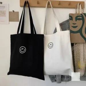 에코백 대형 큰 숄더백 패션 캔버스 여성안마 (WFK8877)