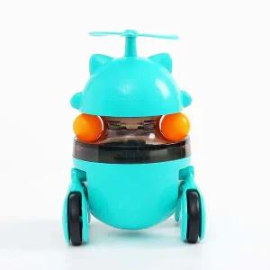 오뚝이 간식 볼 블루그린 움직이는 반려동물 스낵