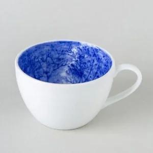 이천도자기 수작업 청화 풍경 커피잔 250ml (WD6F300)