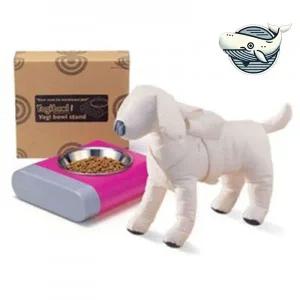 [셀러에이드]세련된 강아지 반려동물 식기 고급 애견 사료 강아지물병