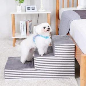 [셀러에이드]반려동물 방수 강아지 고양이 계단 4단 강아지발판 강아지가구