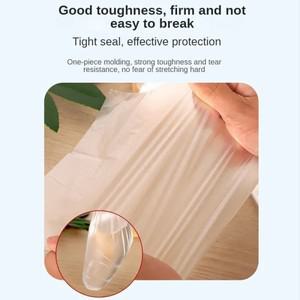 100Pcs Transprent 일회용 발 가방 해독 스파 커버 PE 플라스틱 필름 감염 방지 갈라진 관리 페디큐어 도