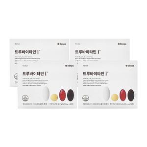 덴프스 NEW 트루바이타민I 멀티비타민 앤 루테인 1690mg x 30포 x 4박스