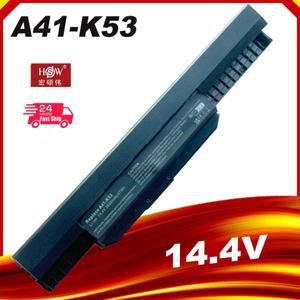 14.4V 2600mAh A41-K53 A32-K53 노트북 배터리 Asus A43 K43 K53 X53 X43 X54F